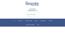 Tablet Screenshot of bespoketax.com